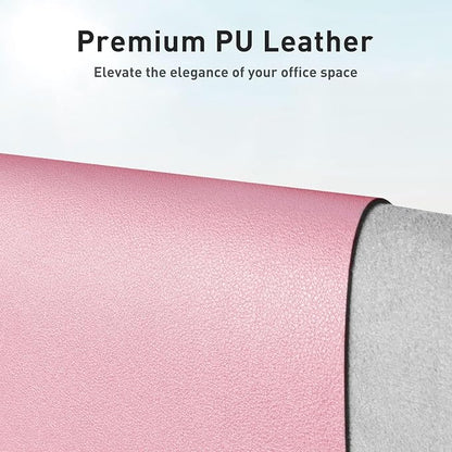Aothia Leather Desk Pad Protector, Office Desk Mat, Large Mouse Pad, Non-Slip - Image 2