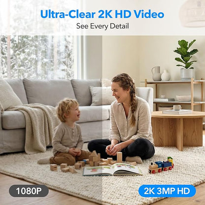 2K Cameras for Home Security Dual-Band 5G/2.4GHz WiFi Indoor Camera Baby - Image 3
