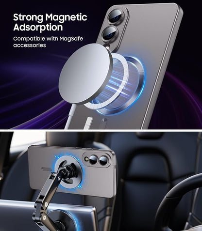 Magnetic for Samsung Galaxy S25 Edge Case Slim Soft Silicone Bumper Shockproof - Image 2
