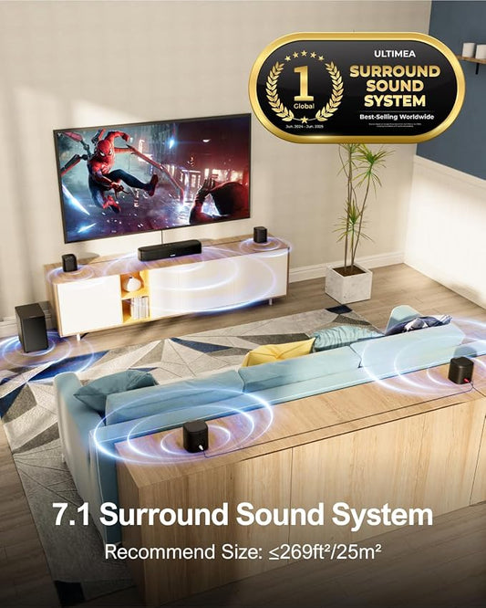 ULTIMEA 7.1ch Virtual Surround Sound Bar, Sound Bar - Image 2