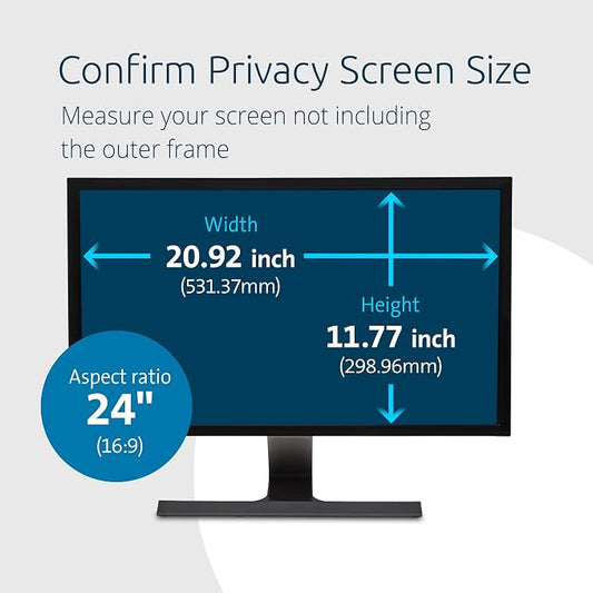 Kensington 24 inch Computer Privacy Screen - Image 2