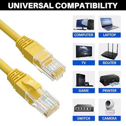 Cat5e Ethernet Cable 125 FT, Long Cat 5e Internet Cable, Standard RJ45 Connector - Image 4