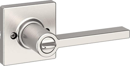 Kwikset Casey Door Handle, Satin Nickel | Interior Lever | Keyless Turn Lock | - Image 2