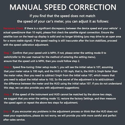 GPS Digital Speedometer for Car MAIMEIMI Head Up Display for Car HUD - Image 6