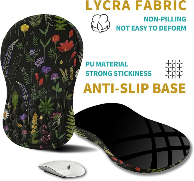 Hokafenle Ergonomic Mouse Pad Wrist Support, Wrist Rest Mousepad - Image 5