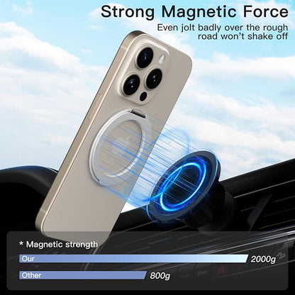 COOLQO 1Pc 360 Spin Cell Grip Ring Phone Stand Magnetic Holders - Image 5
