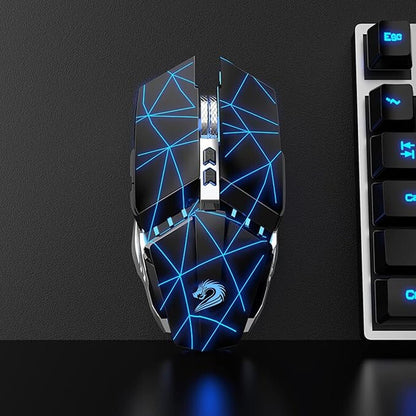 TENMOS T12 Wireless Gaming Mouse Rechargeable, 2.4G Silent Optical Wireless - Image 3