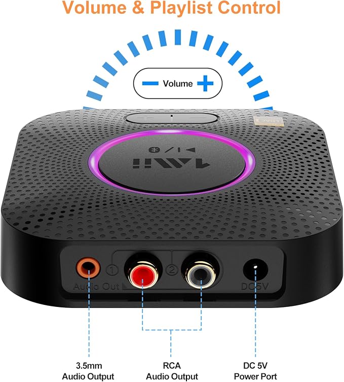1Mii B06S+ Bluetooth 5.2 Receiver, HiFi Bluetooth Audio Adapter w/LDAC - Image 7