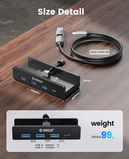 ORICO USB Hub 3.0, Clamp USB Hub - Image 6
