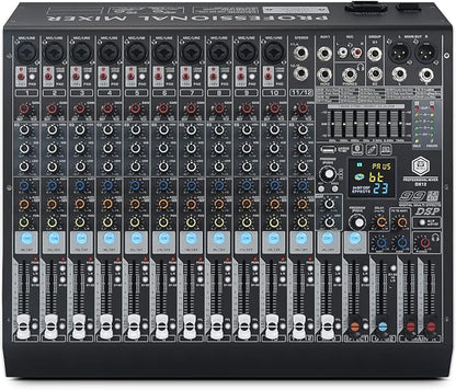 W IN-MIX DX12 Professional DJ Audio Mixer 12 Channel by WIN-Mix