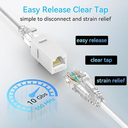 Sokqovt Cat6a Patch Cables Slim 3ft, Flexible Cat6 Ethernet Patch Cable 10G - Image 6