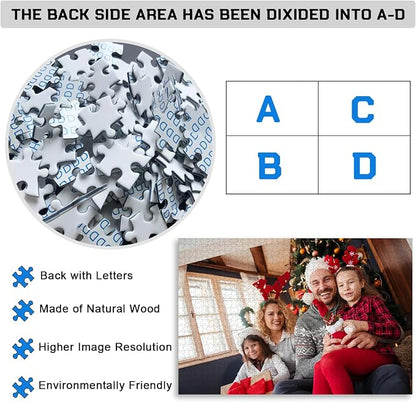 Custom Puzzle 120/200/300/500/1000/1500 Pieces, Personalized Puzzle from Your - Image 2