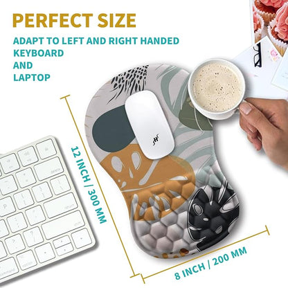 Hokafenle Ergonomic Mouse Pad Wrist Support, Wrist Rest Mousepad - Image 3