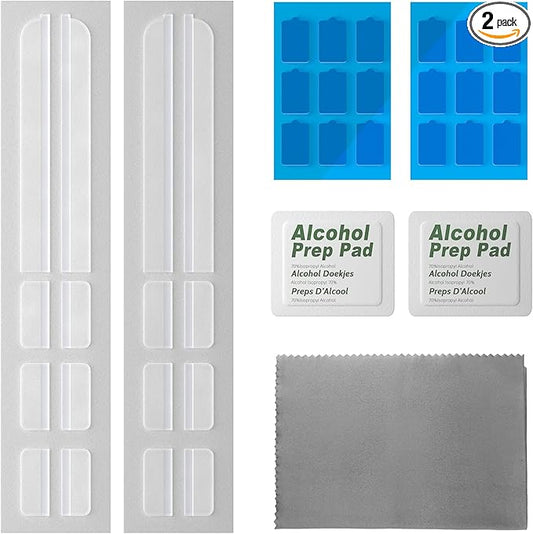 Privacy Screen Adhesive Strips and Slide Mount Tabs by peslv