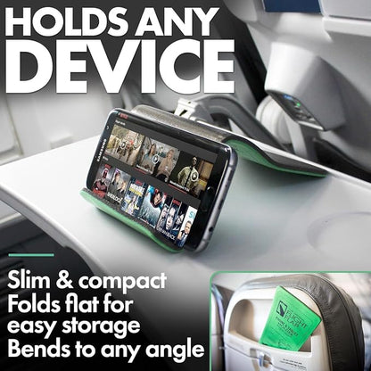 Airplane Phone Holder, Flexible Cell Phone Holder, Folding Cellphone Stand - Image 4