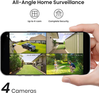 aosu 2K Add-on Camera, Requires WirelessCam/SolarCam aosuBase - Image 7