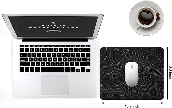 JIKIOU 3 Pack Mouse Pad with Stitched Edge, Comfortable Mouse Pads with - Image 2