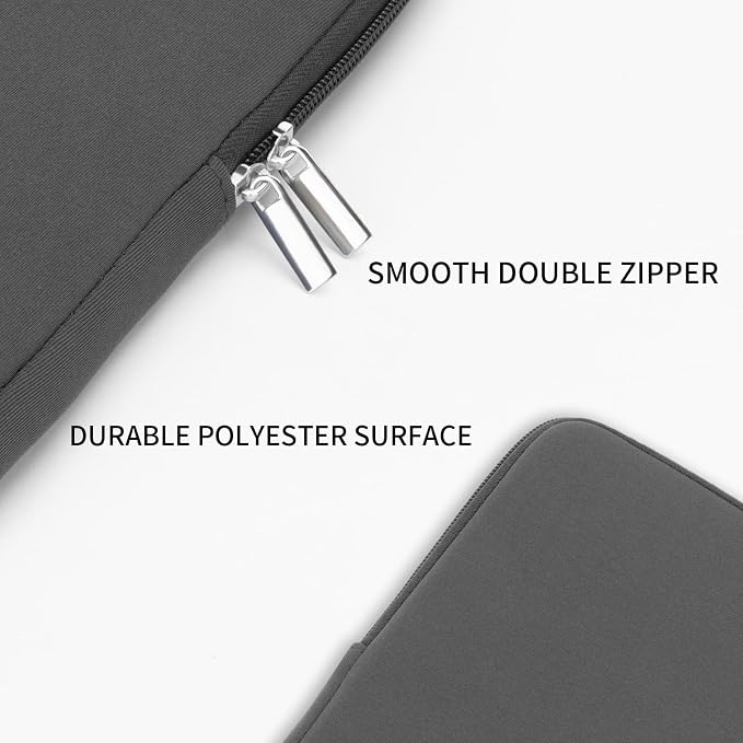 RAINYEAR 11-11.6 Inch Laptop Sleeve Protective Case Soft Lining Carrying Bag - Image 3
