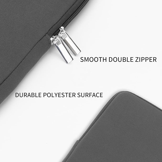 RAINYEAR 15 Inch Laptop Sleeve 15" Protective Soft Case Padded Cover Carrying - Image 3