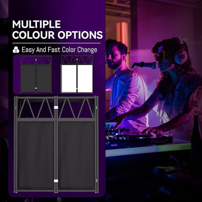 Portable DJ Booth Table, Foldable DJ Table Stand Portable - Image 3