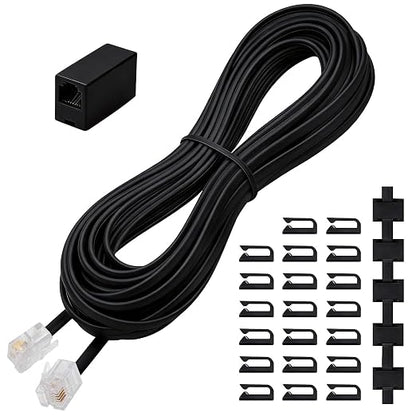Uvital 25 Feet Phone Extension Cord, RJ11 Phone Cable by Uvital