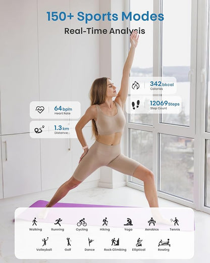 Smart Bracelet, Health Fitness & Activity Tracker - Image 2