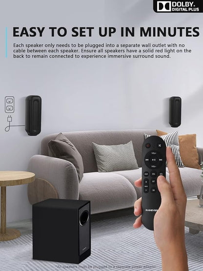 5.1 CH Surround Sound Bar with Dolby Audio, Sound Bars - Image 8