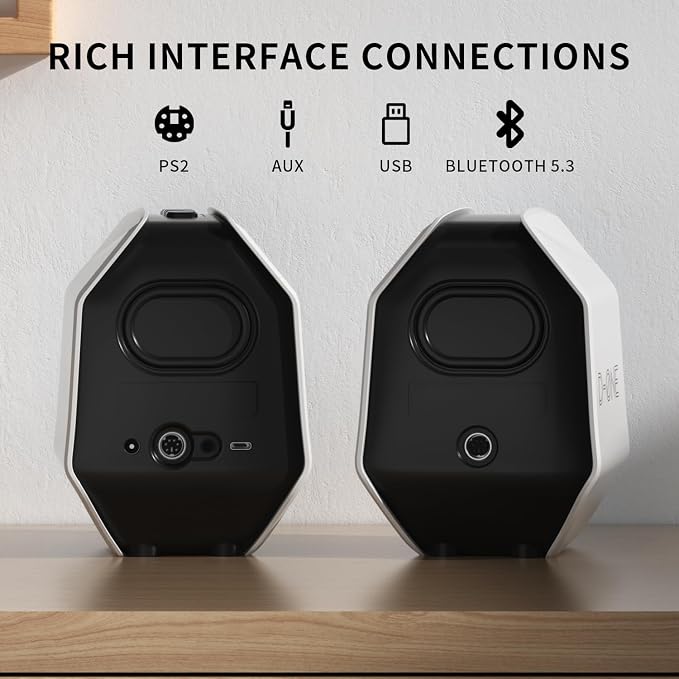 D-ONE 30W PC Gaming Computer Speakers - Image 3