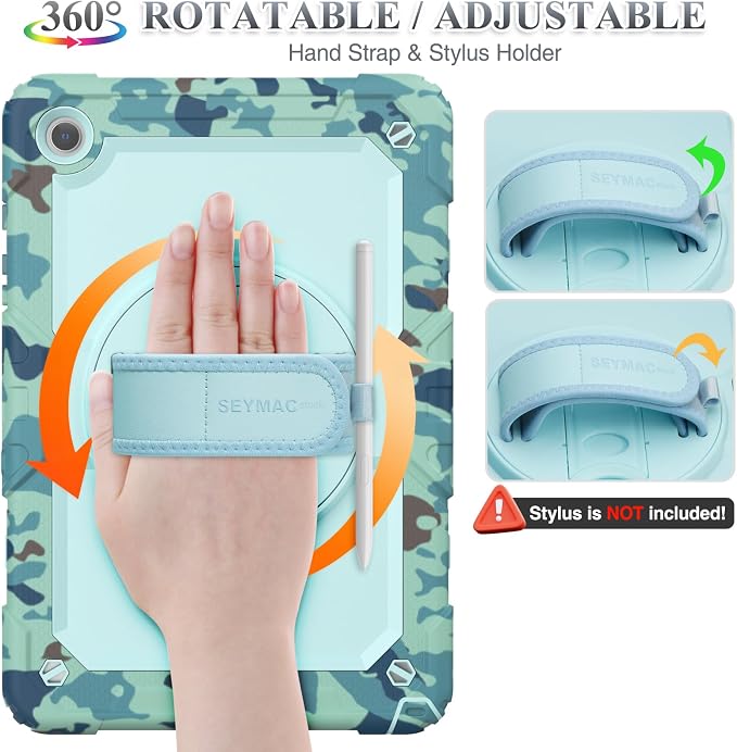 SEYMAC stock Case for Samsung Galaxy Tab A9+ Plus 11'', Full-Body Drop - Image 3