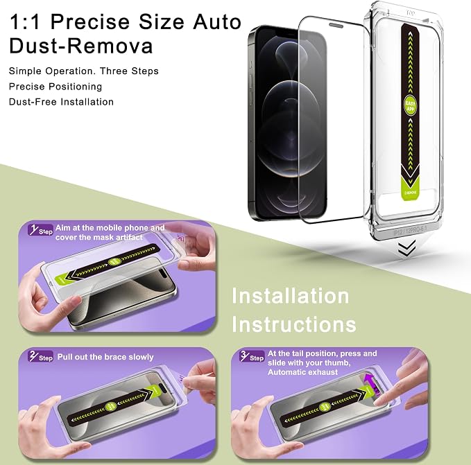 9H Tempered Glass, Full Coverage, Anti-Fingerprint, Auto Dust Removal, - Image 2