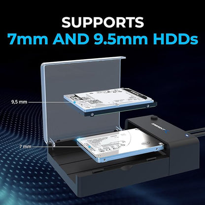 SABRENT USB 3.0 to SATA External Hard Drive Lay-Flat Docking Station - Image 5