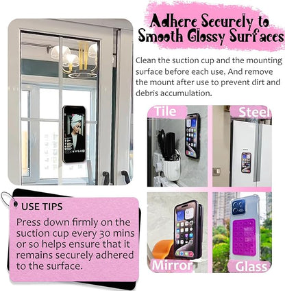 Silicone Suction Phone Case Mount, Silicon Adhesive Phone Accessory - Image 4