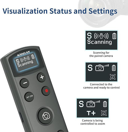 for Sony Camera Rechargeable Shutter Release, AODELAN Wireless Remote Control - Image 8