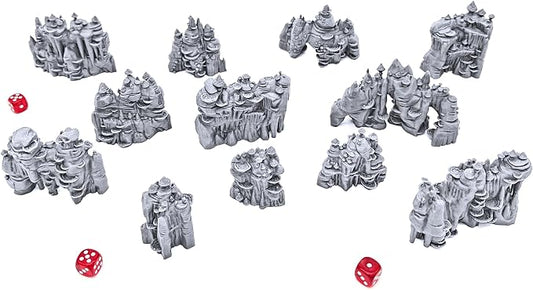 Shroom Grotto Walls by Printable Scenery, 3D Printed Tabletop RPG Scenery and - Image 2