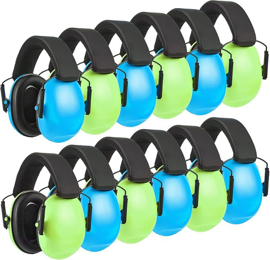 Amylove 12 Pcs Kids Ear Protection Noise Cancelling Headphones Ear Muffs Bulk by Amylove