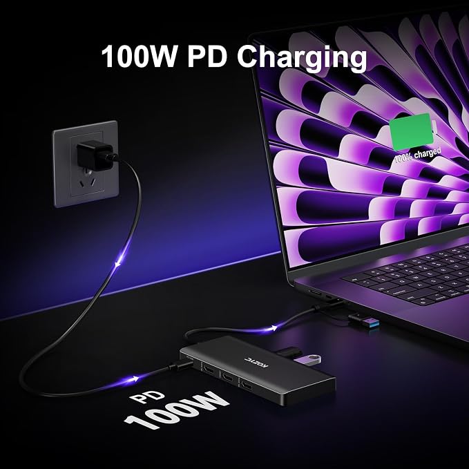 USB C Docking Station 3 Monitors Compatible - Image 5