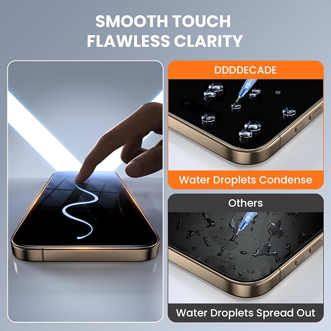 Screen Protector for iPhone 15 Pro Max Military Grade Tempered Glass - Image 6