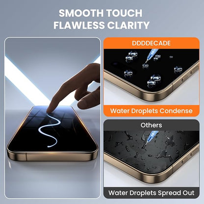 Screen Protector for iPhone 15 Pro Max Military Grade Tempered Glass - Image 6