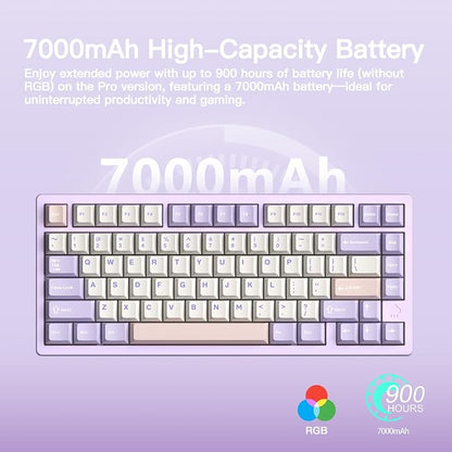 KEEBMONKEY WOBKEY Rainy 75 CNC Aluminum HMX/JWK/Cocoa Switches Triple-Mode - Image 3
