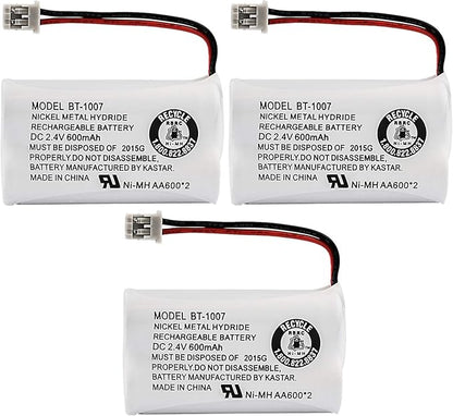 New! Genuine Uniden BBTY0651101 BT-1007 NiMH 600mAh DC 2.4V Rechargeable by Uniden
