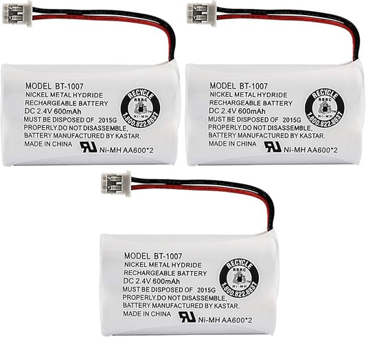 New! Genuine Uniden BBTY0651101 BT-1007 NiMH 600mAh DC 2.4V Rechargeable by Uniden