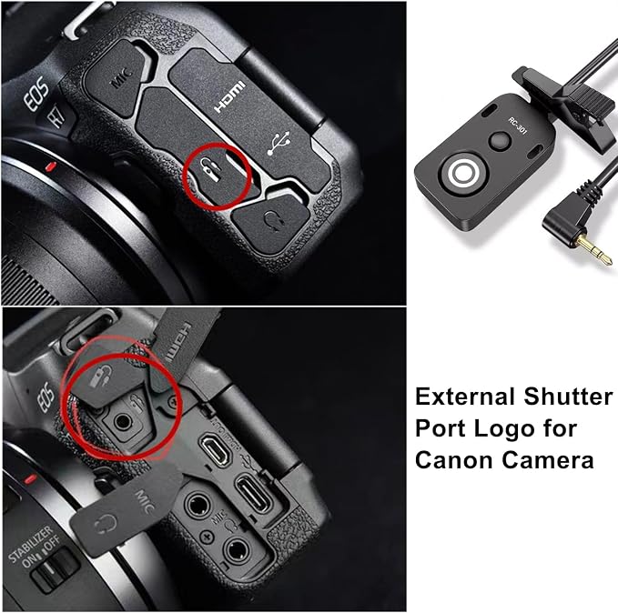 for Canon/Fuji RC301-2.5mm Remote Camera Small Shutter Release Remote Control - Image 3