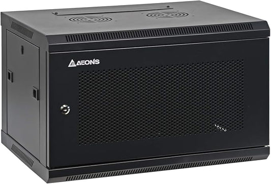 6U Professional Wall Mount Network Server Cabinet Enclosure 19-Inch Server by AEONS