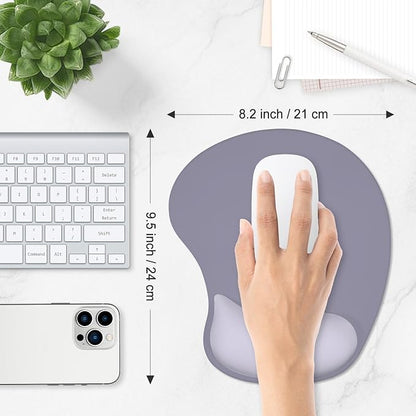 ITNRSIIET Ergonomic Mouse Pad, Cushioned Gel Wrist Rest, Non-Slip Base - Image 6