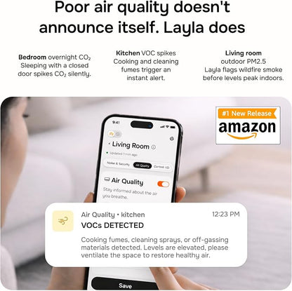WiFi CO2 Detector & VOC Air Quality Monitor — Smart Indoor Tester - Image 4