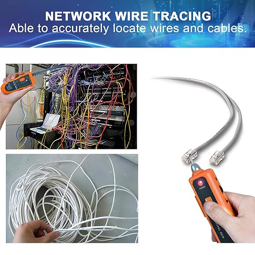 Goeco Ethernet Network Toner RJ11 RJ45 Network Cable Tester LAN Tracker Wire - Image 4