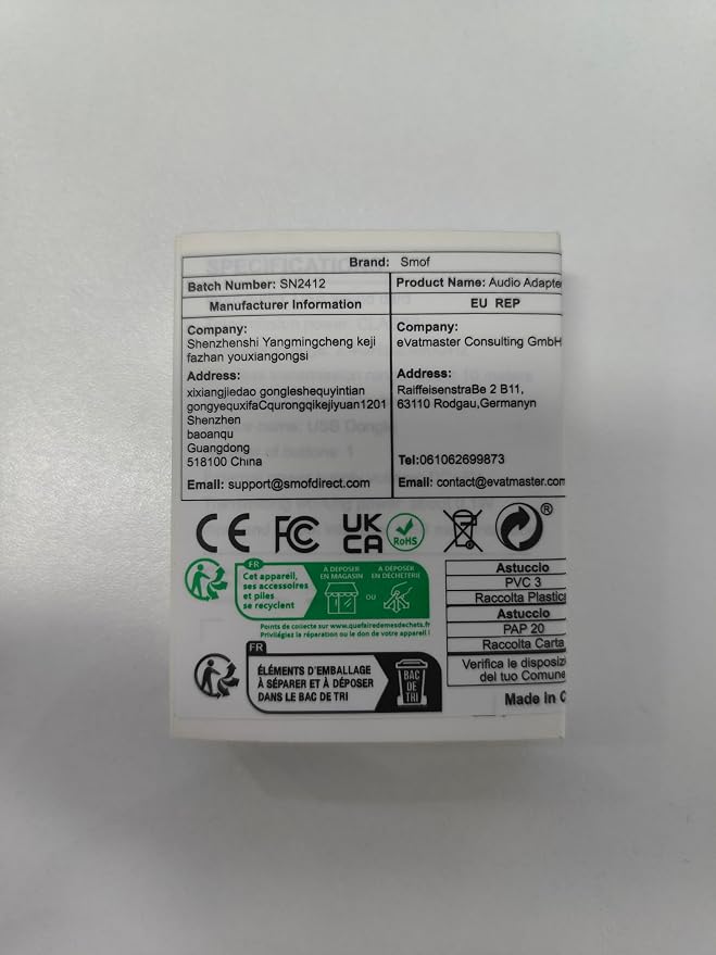 Smof USB Bluetooth Audio Adapter - Image 12