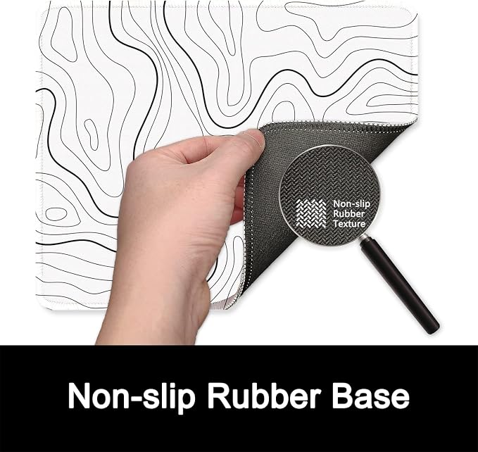 ITNRSIIET Mouse Pad with Stitched Edge Premium Textured Smooth Precise - Image 4