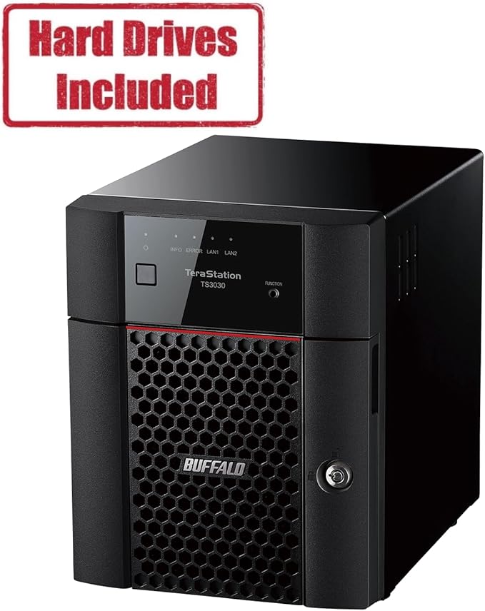 BUFFALO TeraStation 3430DN 4-Bay 16TB Desktop Small-Med Business NAS w/Hard - Image 3