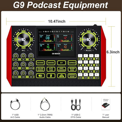Audio mixer, suitable for live streaming, and gaming on computer/phone; - Image 8